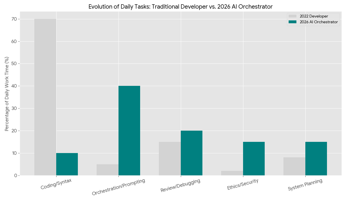 Evolution of Daily Tasks: 2022 vs. 2026