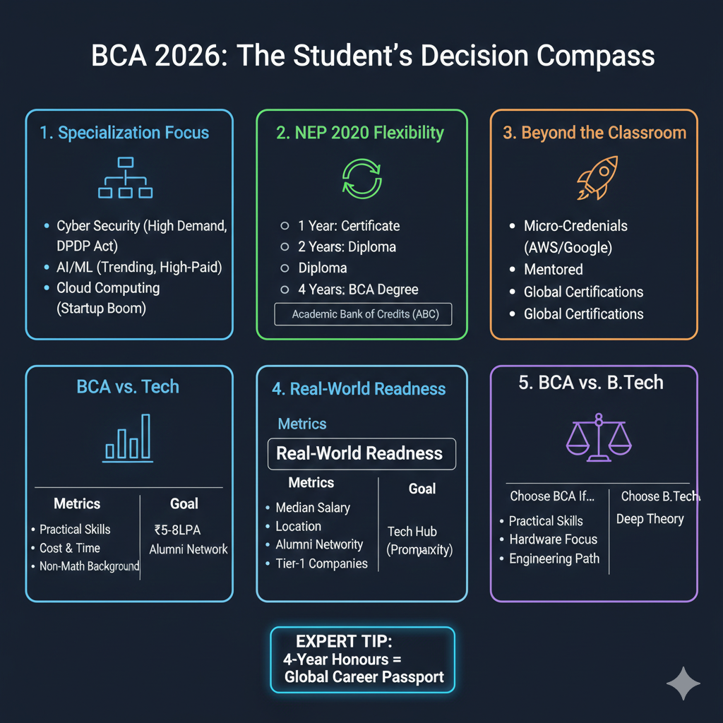 factors influencing decision in favor of BCA course