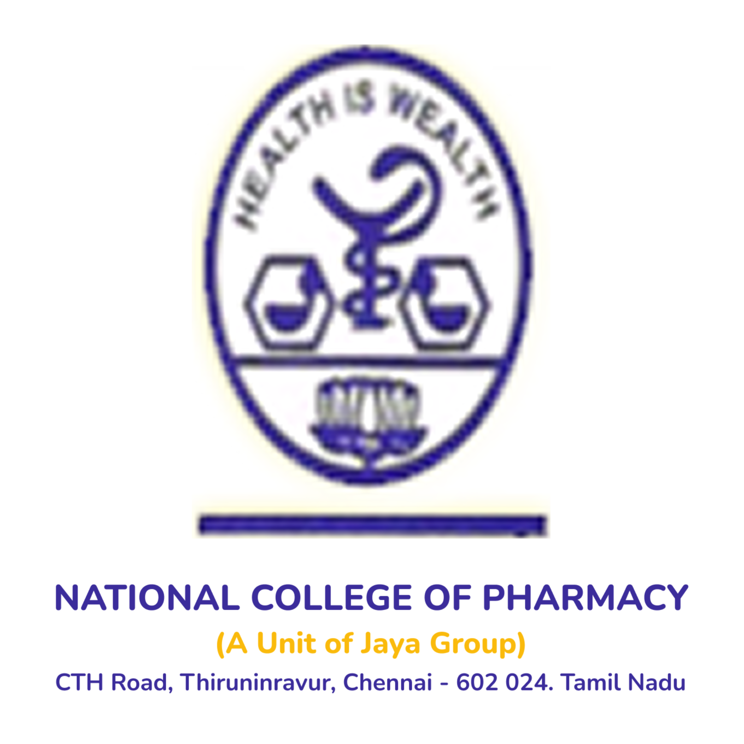 D.Pharm at National College of Pharmacy, Chennai