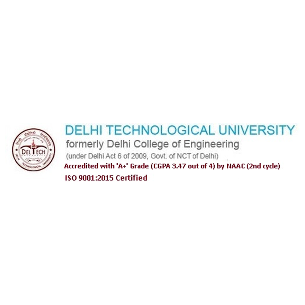Master of Technology (M.Tech) at Delhi Technological University (DTU), Delhi/NCR