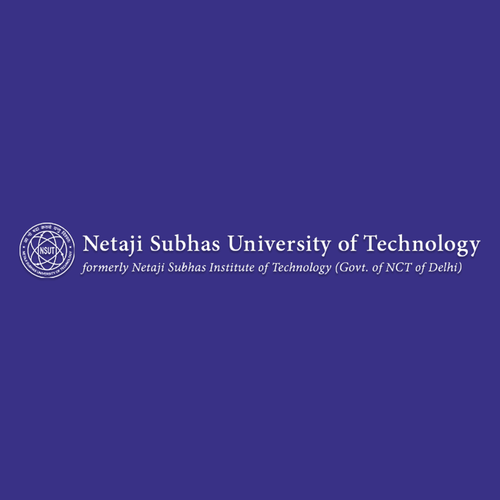 Master of Technology (M.Tech) at Netaji Subhas University of Tech (NSUT), Delhi/NCR