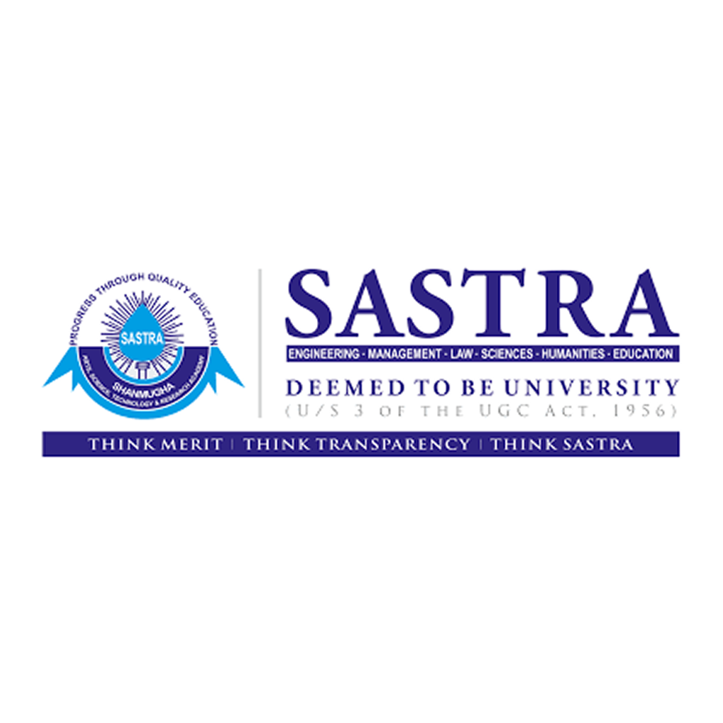 B.Tech in Bioinformatics at SASTRA Deemed to be University, Thanjavur