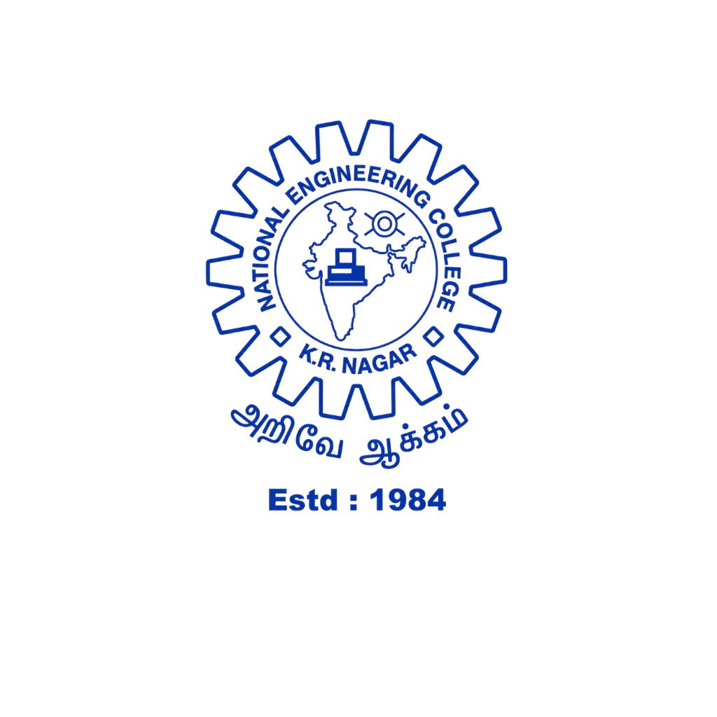 B.E. in Computer Science and Engineering at National Engineering College, Tirunelveli