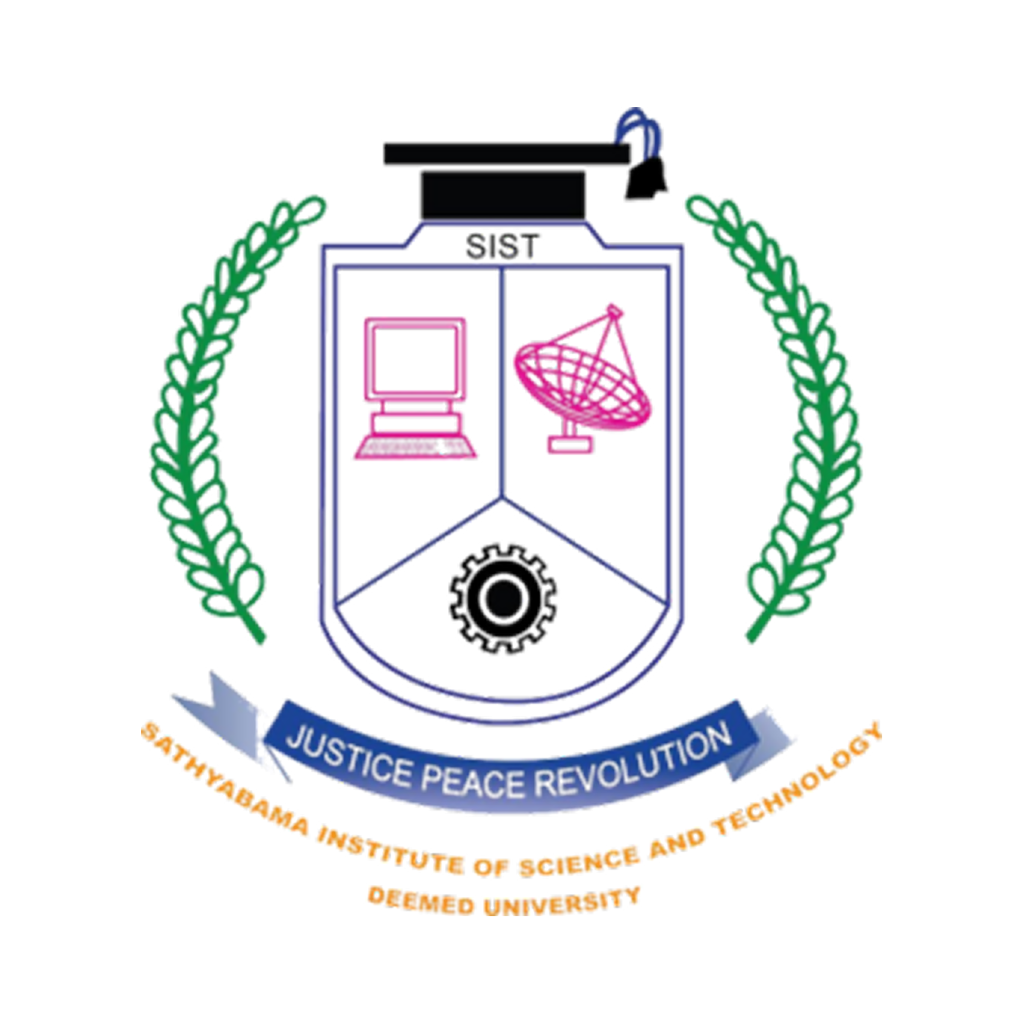 B.E. in Computer Science and Engineering at Sathyabama Institute of Science and Technology, Chennai